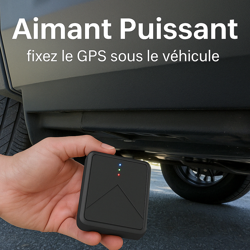 Movo Pro Traceur GPS Voiture, Moto - Autonomie Ultra Longue Durée avec Aimant Puissant pour Véhicules