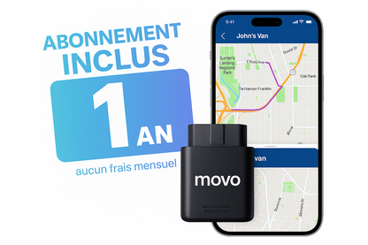 OBD Vehicle GPS Tracker – Updates Every 5 Seconds + 1-Year Subscription Included