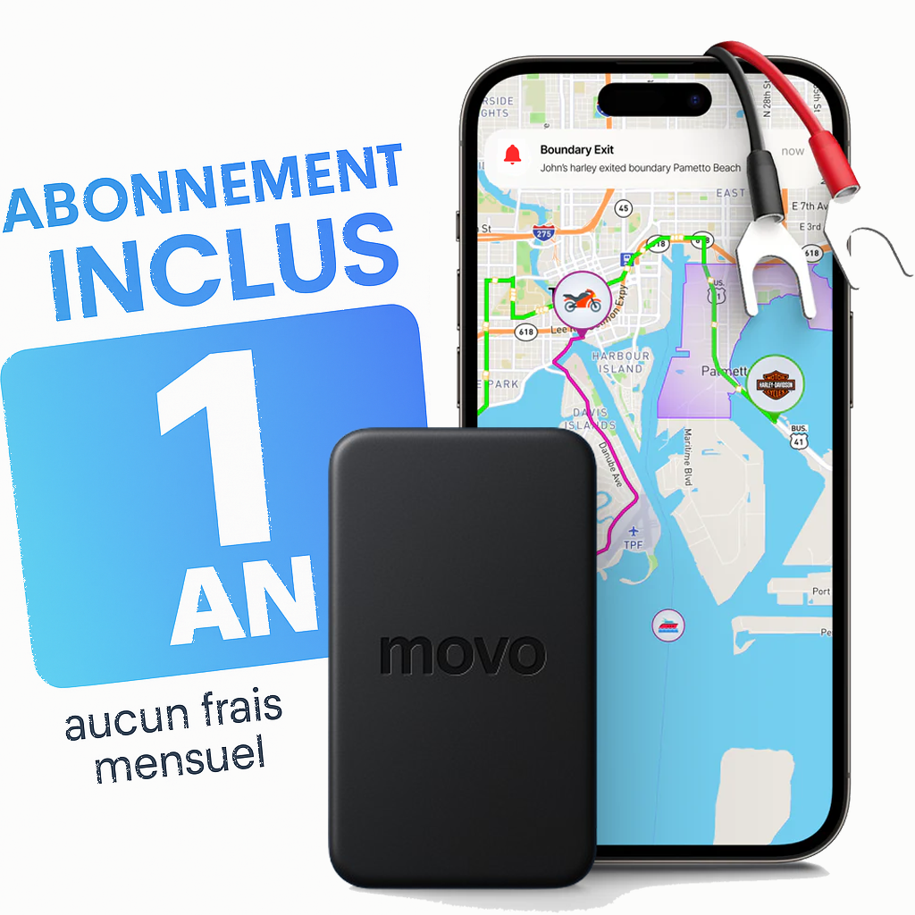 Motorcycle GPS Tracker + 1-Year Subscription