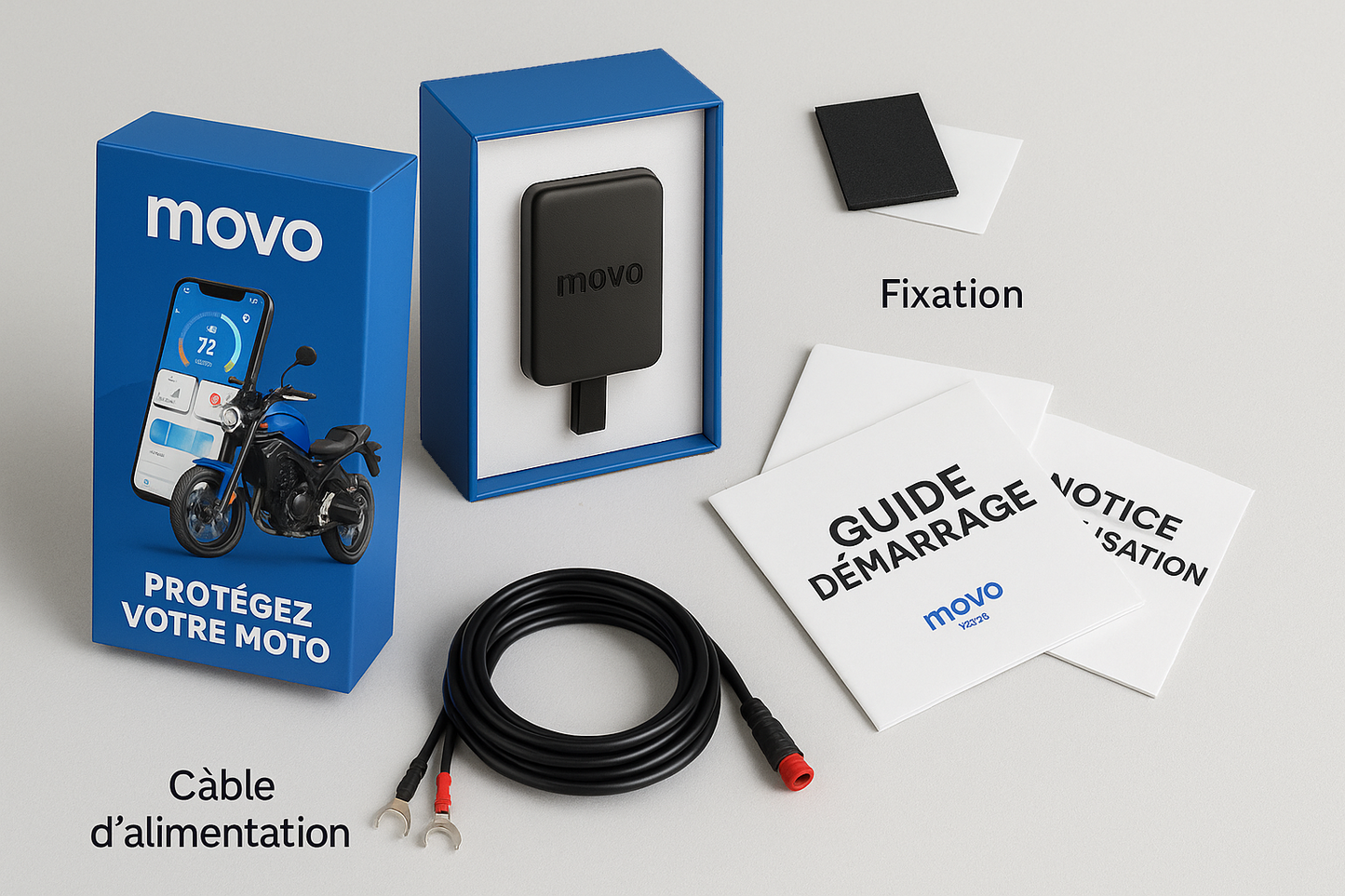Motorcycle GPS Tracker + 1-Year Subscription